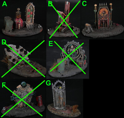 Warhammer 40k Battlescape Objective Mark Necrons Imperial Guard Gelände Landschaft