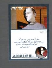 2020 STAR TREK TOS ARCHIVES & INSCRIPTIONS COMMISH BELE #83 VARIATION #6 OF 21