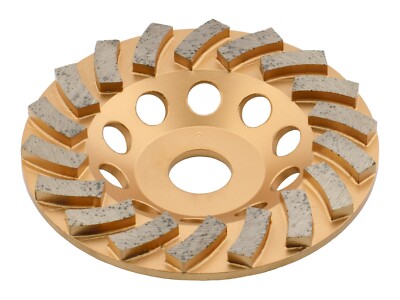 TRONGAARD Diamant Schleifteller/ Schleiftopf 125mm/ 22,23mm/ 22mm Turbo-Segment