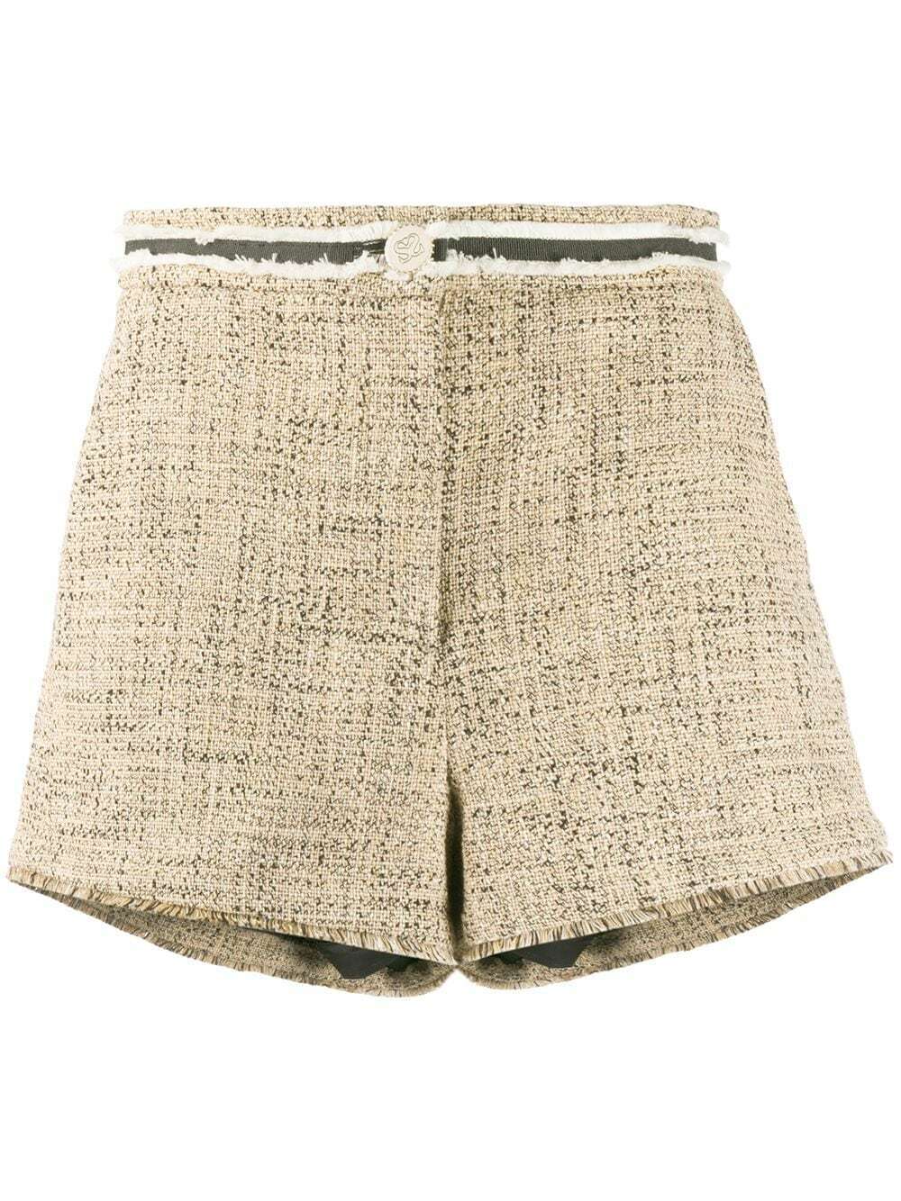 Sandro BEIGE Women's Soni Tweed Shorts US 38 for sale online 