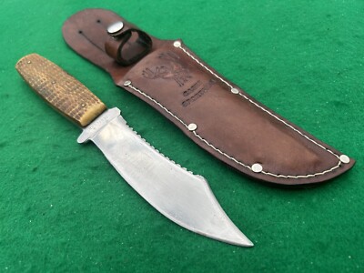   1920's - 30's ''SUPER RARE'' CASES TESTED XX GREEN BONE'' Hunting Fish Knife