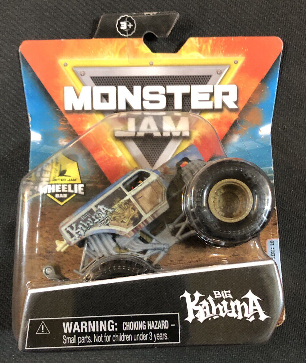 Monster Jam Wheelie Bar 1:64 Die-Cast Monster Truck - Big Kahuna