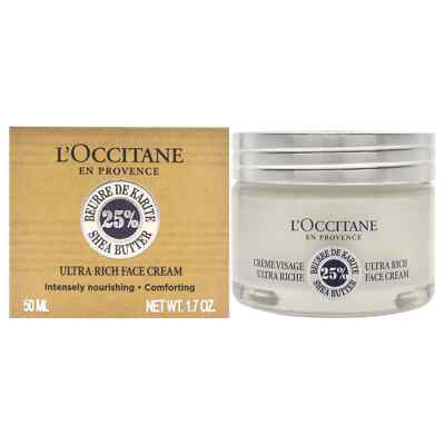 L'occitane 25% Shea Butter Ultra Rich Face Cream 50ML NIB