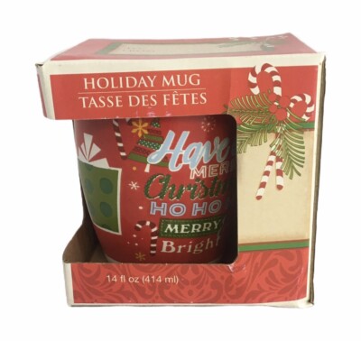 Royal Norfolk ''Have A Merry Christmas'' Christmas Holiday Mug Brand New In Box