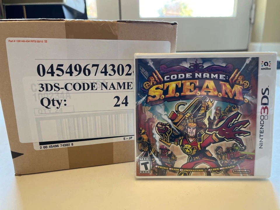 Code Name S.T.E.A.M. (Nintendo 3DS, 2015) STEAM 3DS New Factory Sealed OOP - Image 4 of 4