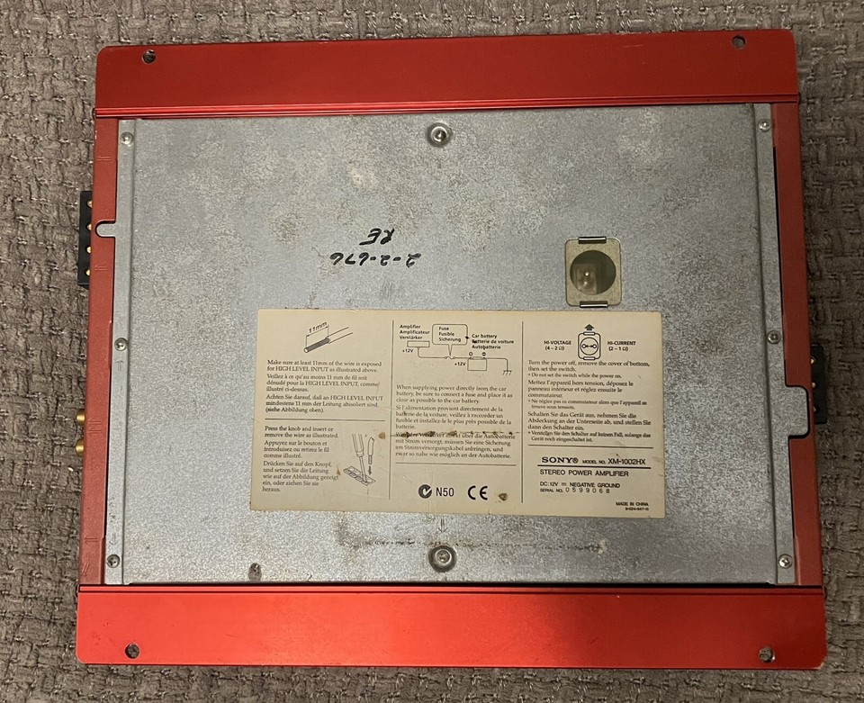 Sony Xplod XM1002HX eBay