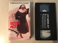 Sister Act VHS, 1992 Whoopi Goldberg