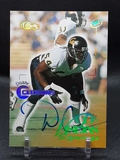 DUANE CLEMONS 1996 CLASSICS VISIONS AUTO  RC VIKINGS CHIEFS CAL GOLDEN BEARS