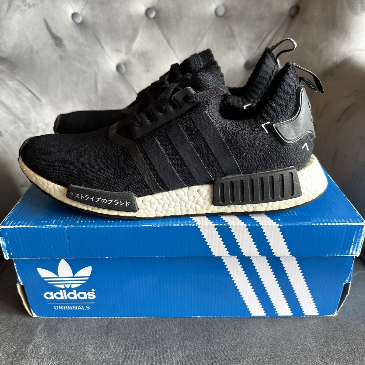 Adidas NMD_R1 PK Japan Black 2016 Size 10.5 Used S81847 | eBay