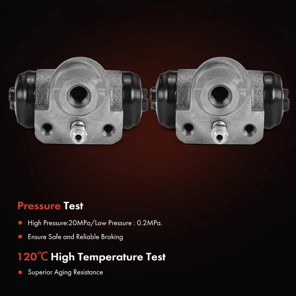 2x Cilindro de rueda de freno de tambor para Saturn SL1 SL2 SL 1991-2002 SC1 SC trasero derecho y derecho Foto 4 de 4