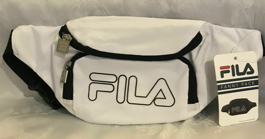 white fila fanny pack