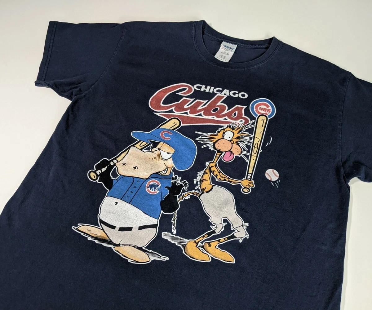 VTG 90's Chicago Cubs Shirt - Men's L Large MLB Baseball Vintage