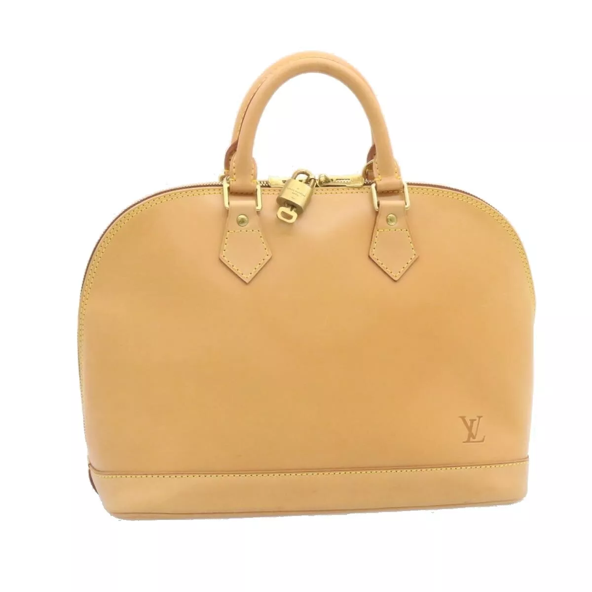 LOUIS VUITTON Nomad Alma PM Hand Bag SP Order Beige Camel M85394 LV Auth  27672A