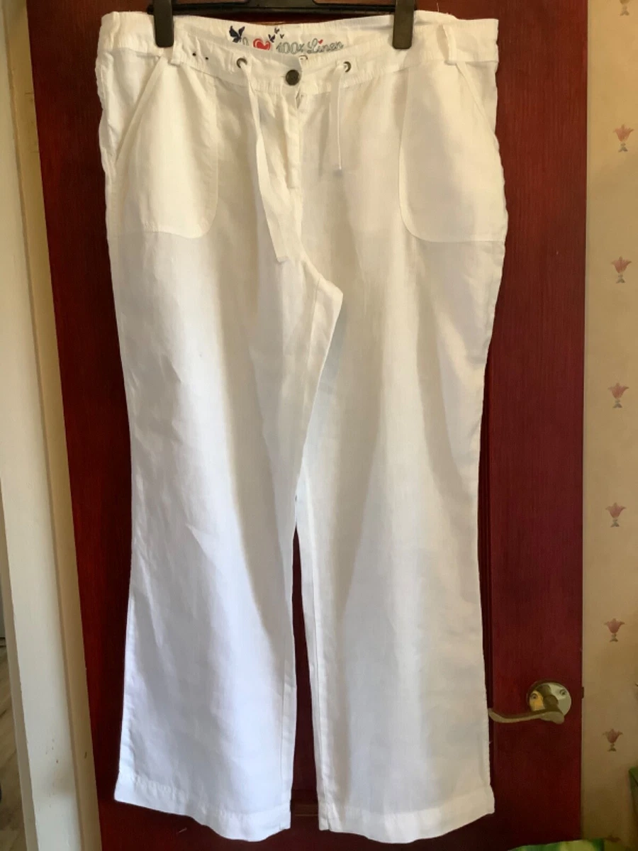 Linen trousers size best sale 18