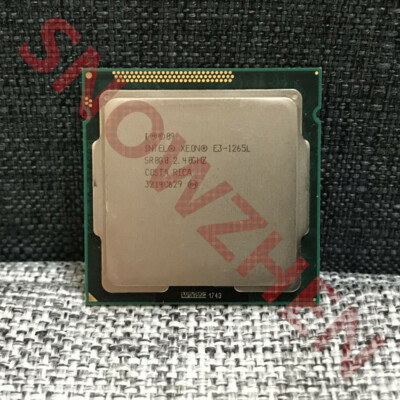 Intel Xeon E3-1265L CPU Quad-Core 2.4GHz 8M SR0G0 LGA1155 Processors