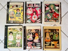 ANTIQUE 1920's UNCUT GOOD HOUSEKEEPING MAGAZINE PAPER DOLL LOT BERTA ELMER HADER