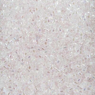 DB0082 11/0 Miyuki Transparent Pale Pink AB Delica Seed Beads, 5 Grams Tube