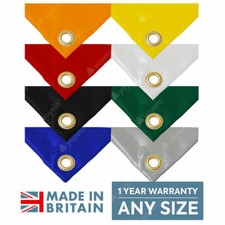 Heavy Duty 560gsm PVC Tarpaulin Polyester Reinforced Tarp Made To Measure ✅