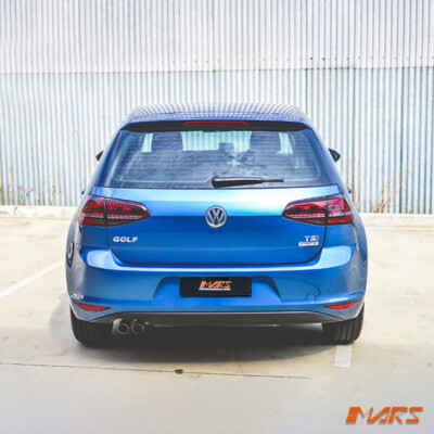 Smoked Red R Style LED Tail lights for Volkswagen VW Golf VII 7 12