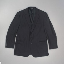 Jos A Banks Signature Sport Coat Blazer Jacket Men's 41L Blue Wool 2 Button