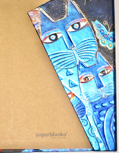 LAUREL BURCH PAPERBLANKS DAYPLANNER 2017 FANTASTIC FELINES & BUTTERFLIES -LINED - Picture 5 of 8