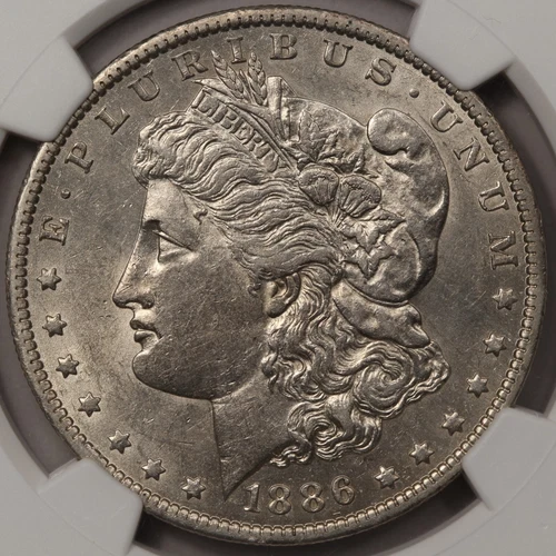 1886-O Morgan Dollar NGC AU-58