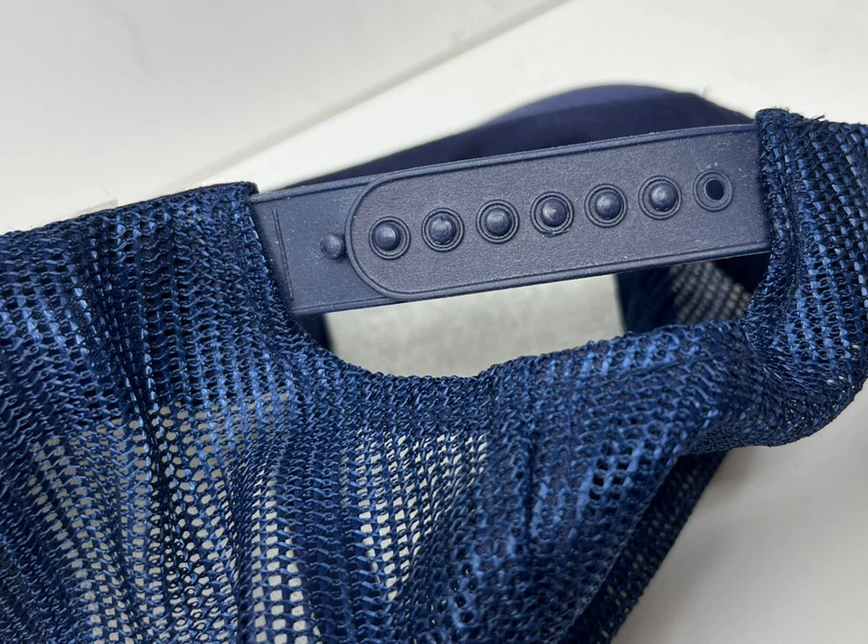 Gorra de Camionero Kenworth Años 80 De Colección con Huevos Revueltos Malla Azul Snapback Parche Rojo Foto 4 de 4