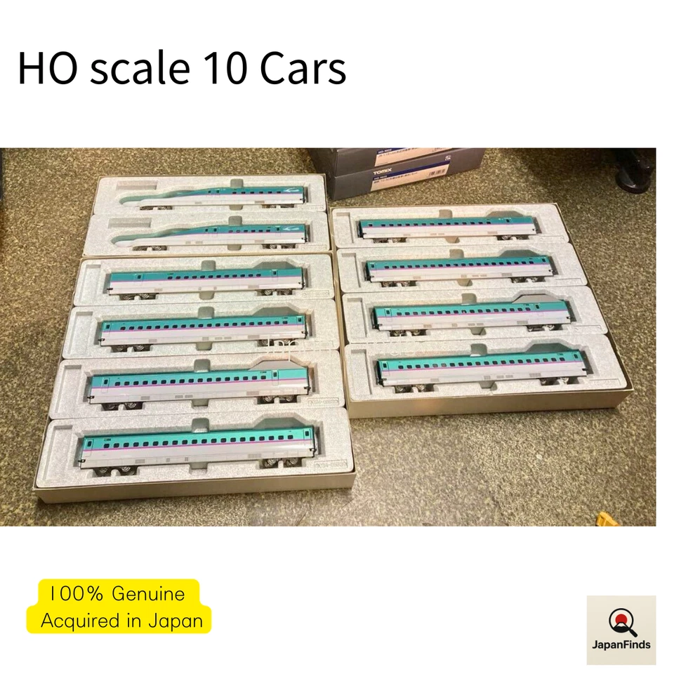 Rare HO Scale E5 Shinkansen Hayabusa 10-Car KATO 3-516 3-517 3-518 - Image 3 of 4