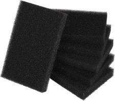 6 Pack Aquarium Bio Sponge Filter Media Pad, Cut-to-Size Filter Foam Pad for Fis