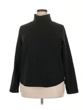 Unbranded Women Black Turtleneck Sweater 3X Plus