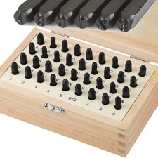 New 1/8'' Alphabet Letter and Number Stamp Set 36PCS Steel Metal Stamp Punch 3mm