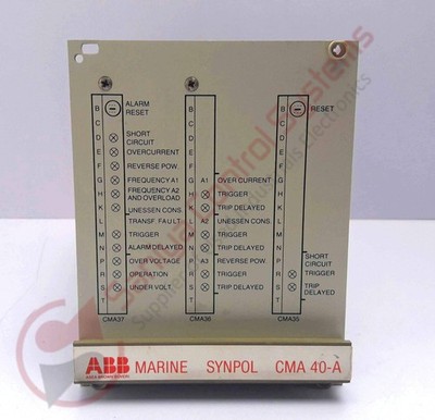 Abb Synpol CMA 40-A GVT 360 5793 Power Insert Card