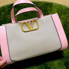 ly on  VALENTINO handbag shoulder bag V logo signature