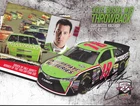 SIGNED 2016 KYLE BUSCH "INTERSTATE BATTERIES THROWBACK" #18 NASCAR POSTCARD