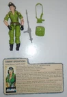 GI Joe Covert Operations Lady Jaye & File Card 1989 Action Figure Loose