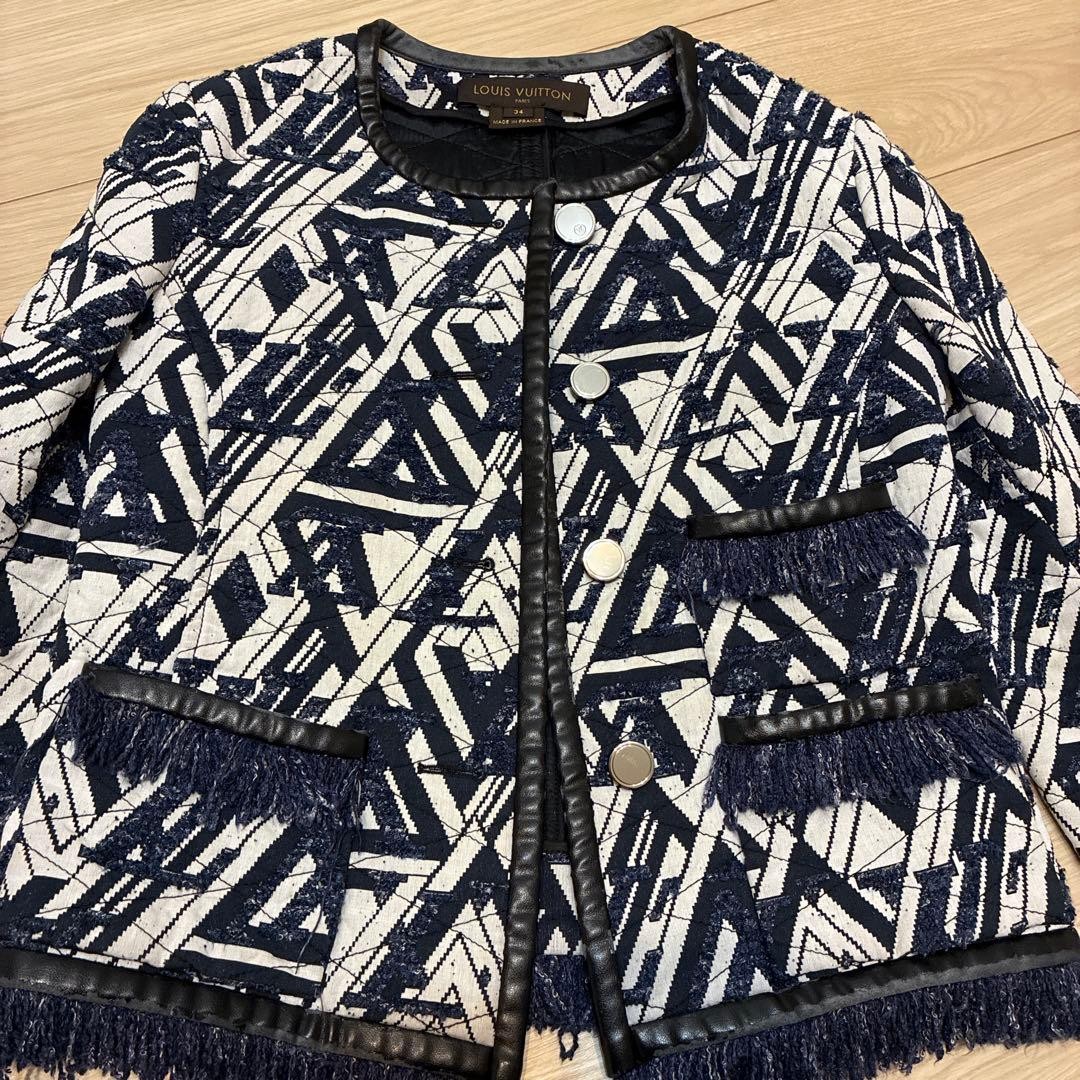 Louis Vuitton collarless jacket