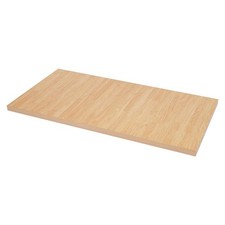 Rectangular Rubberwood Butcher Block Countertop Adjustable for Kitchen Bar