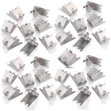 32 Stainless Steel Refrigerator Shelf Support Clips - Easy Install and Durable