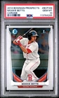 2014 BOWMAN PROSPECTS CHROME #BCP109 MOOKIE BETTS ROOKIE RC PSA 10
