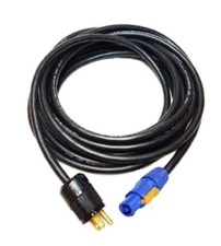 50ft Neutrik PowerCon Locking 3-pole 20Amp Edison To PowerCon A