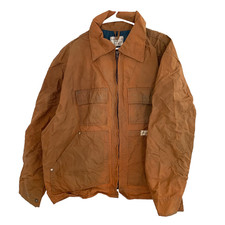 Vintage Miller's Outdoor Wear Full Zip Brown Jacket Coat DESTROYED
