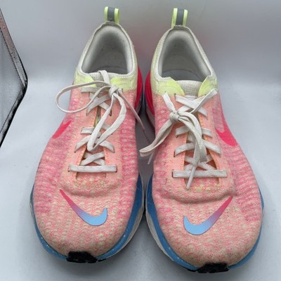 Nike ZoomX Invincible 3 Women's Running Shoes Size 9 Multicolor Rainbow Pink