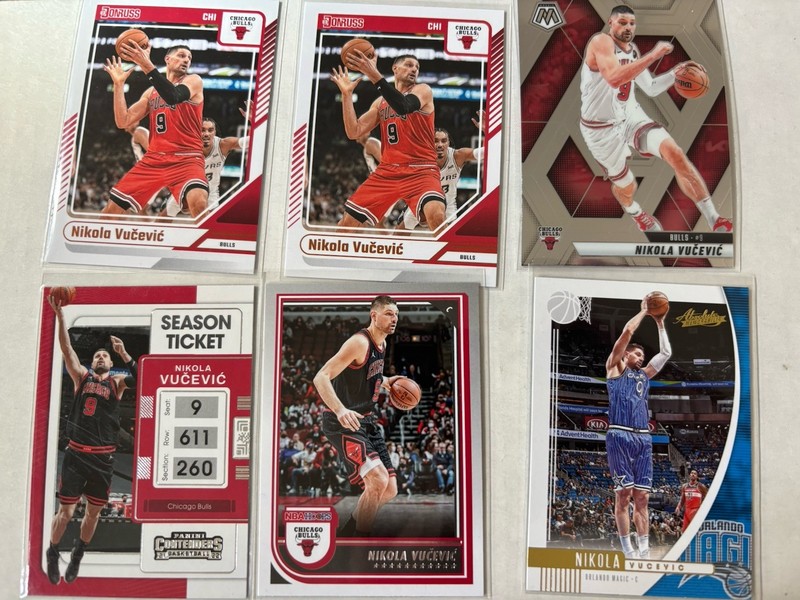 Nikola Vucevic Lot Of 15 Cards