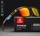 KDEAM Square Polarized Sunglasses Men Women Sports Outdoor UV400 Mirrored Lens