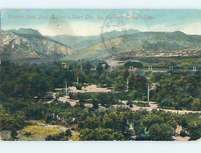 Divided-Back PARK SCENE Colorado Springs CO : make an offer hk7864