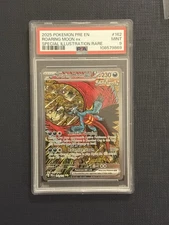 Roaring Moon EX 162/131 Prismatic Evolutions Sir PSA 9 Mint