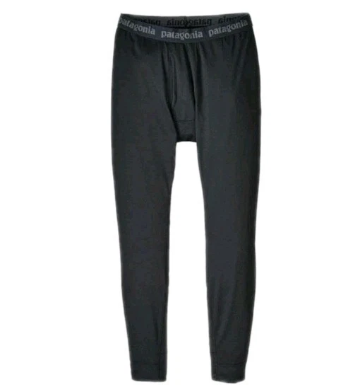 Patagonia Capilene Midweight Base Layer Pants Men’s XL Black Thermal Leggings