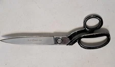 Clauss Scissors Italy No. 332 Upholstery Large 6in Blade Silver Right Handed