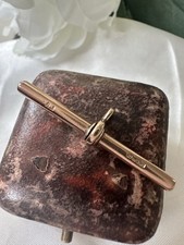 Vintage Rose Gold T-bar With Pendant