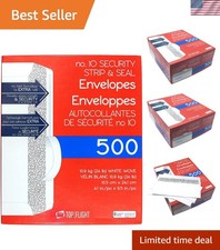 Heavy-Duty Security Tinted 10 Envelopes - 500 Pack for Business Mailing Needs